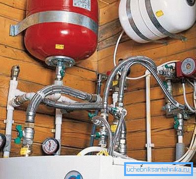 Zamknięty pojemnik może być zainstalowany nie tylko w najwyższym punkcie, ale także w innym miejscu instalacji grzewczej. Zamknięty pojemnik może być zainstalowany nie tylko w najwyższym punkcie, ale także w innym miejscu instalacji grzewczej.