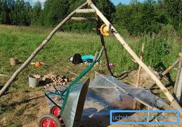 Tutaj urządzenie zostało wykonane ręcznie i z improwizowanych środków, jeśli jest w stanie wytrzymać 500-600 kg, to może być używane, chociaż nie powoduje zaufania