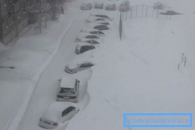 Zima w Komsomolsku nad Amurem.